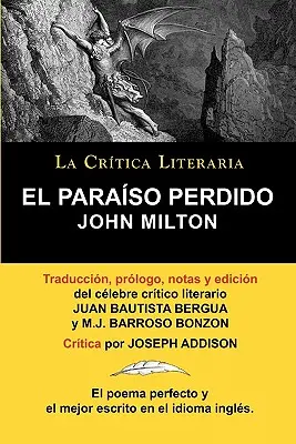 Le Paradis perdu de John Milton, Collection La Critique Littéraire Par Le Célèbre Critique Littéraire Juan Bautista Bergua, Ediciones Ibericas - El Paraiso Perdido de John Milton, Coleccion La Critica Literaria Por El Celebre Critico Literario Juan Bautista Bergua, Ediciones Ibericas