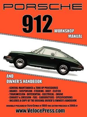 Manuel d'atelier Porsche 912 1965-1968 - Porsche 912 Workshop Manual 1965-1968