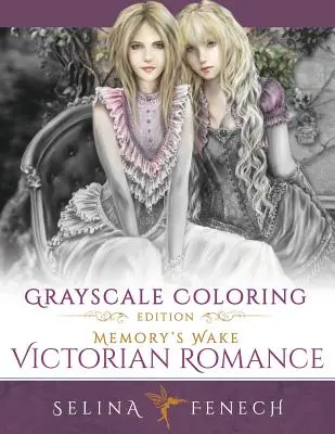 Memory's Wake Victorian Romance - Édition à colorier en niveaux de gris - Memory's Wake Victorian Romance - Grayscale Coloring Edition