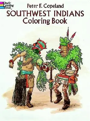 Livre à colorier sur les Indiens du Sud-Ouest - Southwest Indians Coloring Book