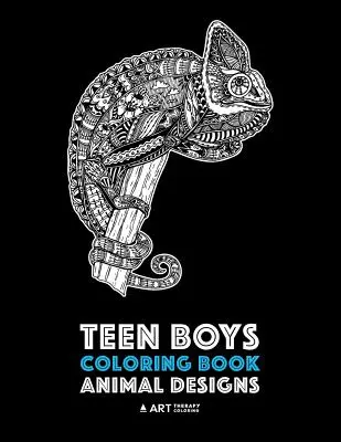 Livre de coloriage pour adolescents : Dessins d'animaux : Des dessins d'animaux complexes pour les garçons plus âgés et les adolescents ; Zendoodle Lions, Loups, Ours, Serpents, Araignées, S - Teen Boys Coloring Book: Animal Designs: Complex Animal Drawings for Older Boys & Teenagers; Zendoodle Lions, Wolves, Bears, Snakes, Spiders, S