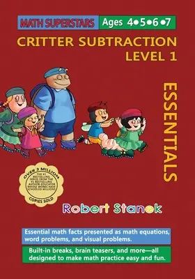 Math Superstars Subtraction Level 1 : Essential Math Facts for Ages 4 - 7 - Math Superstars Subtraction Level 1: Essential Math Facts for Ages 4 - 7