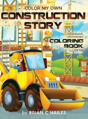 Colorier ma propre histoire de construction : Un livre de coloriage immersif et personnalisable pour les enfants (Ça rime !) - Color My Own Construction Story: An Immersive, Customizable Coloring Book for Kids (That Rhymes!)