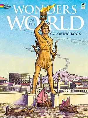 Livre à colorier sur les merveilles du monde - Wonders of the World Coloring Book