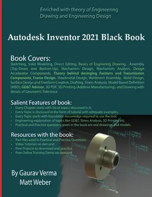 Livre noir Autodesk Inventor 2021 - Autodesk Inventor 2021 Black Book