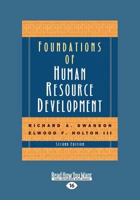 Fondements du développement des ressources humaines (2e édition) (gros caractères 16pt) - Foundations of Human Resource Development (2nd Edition) (Large Print 16pt)