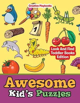 Puzzles pour enfants - Cherchez et trouvez dans les livres pour enfants. - Awesome Kid's Puzzles - Look And Find Toddler Books Edition