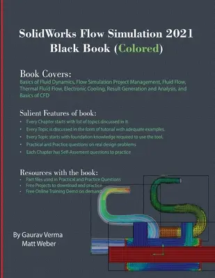 Livre noir de SolidWorks Flow Simulation 2021 (coloré) - SolidWorks Flow Simulation 2021 Black Book (Colored)