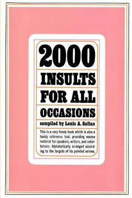 2000 insultes pour toutes les occasions - 2000 Insults for All Occasions