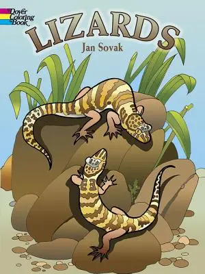 Livre à colorier sur les lézards - Lizards Coloring Book