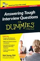 Répondre à des questions d'entretien difficiles pour les Nuls - UK - Answering Tough Interview Questions for Dummies - UK