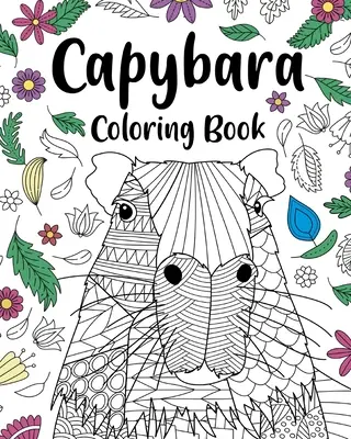 Livre de coloriage pour adultes Capybara - Capybara Adult Coloring Book