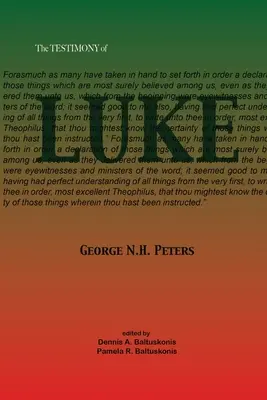 Le témoignage de Luc : 1907 Notes d'études bibliques sur l'Évangile de Luc - The Testimony of Luke: 1907 Biblical study notes on the Gospel of Luke