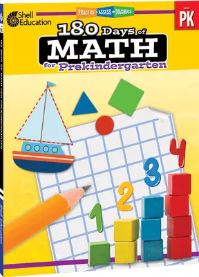 180 jours de mathématiques pour la maternelle : Pratiquer, évaluer, diagnostiquer - 180 Days of Math for Prekindergarten: Practice, Assess, Diagnose