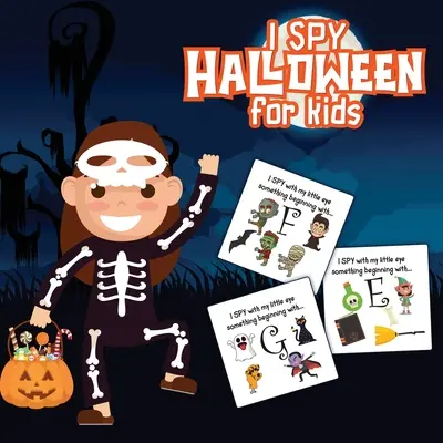 Halloween pour les enfants : Énigmes en images - Pour les enfants de 2 à 6 ans - Saison d'automne pour les tout-petits et les enfants de la maternelle - Livre de devinettes amusant - I Spy Halloween For Kids: Picture Riddles - For Kids Ages 2-6 - Fall Season For Toddlers + Kindergarteners - Fun Guessing Game Book