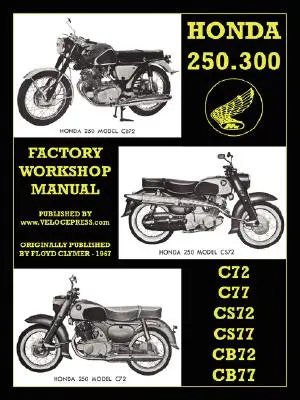 Manuel d'atelier pour motos Honda 250-305 Twins 1960-1969 - Honda Motorcycles Workshop Manual 250-305 Twins 1960-1969