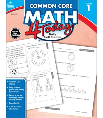 Tronc commun de mathématiques 4 aujourd'hui, 1ère année - Common Core Math 4 Today, Grade 1