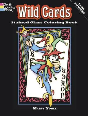 Livre à colorier Wild Cards Stained Glass - Wild Cards Stained Glass Coloring Book