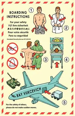 Instructions d'embarquement - Boarding Instructions