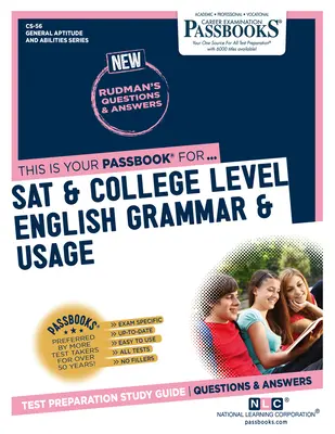 Grammaire et utilisation de l'anglais au niveau du SAT et de l'université - SAT & College Level English Grammar & Usage