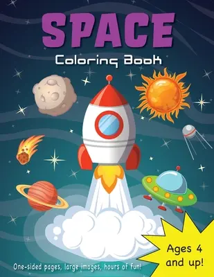 Livre de coloriage de l'espace pour les enfants de 4 à 8 ans ! - Space Coloring Book for Kids Ages 4-8!