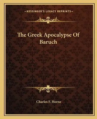 L'Apocalypse grecque de Baruch - The Greek Apocalypse of Baruch