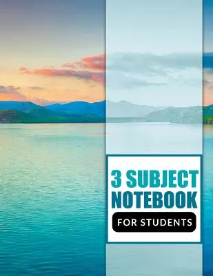 Cahier de notes à 3 sujets pour les étudiants - 3 Subject Notebook For Students