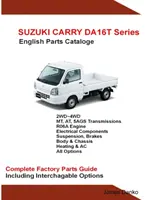 Suzuki Carry Truck DA16T Series Parts Manual (en anglais) - Suzuki Carry Truck DA16T Series Parts Manual