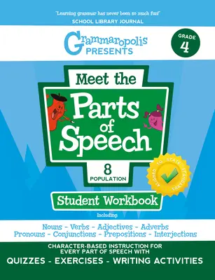 Cahier d'exercices sur les parties du discours, 4e année - The Parts of Speech Workbook, Grade 4