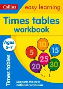 Collins Easy Learning Age 5-7 -- Manuel de tables de multiplication Ages 5-7 : Nouvelle édition - Collins Easy Learning Age 5-7 -- Times Tables Workbook Ages 5-7: New Edition