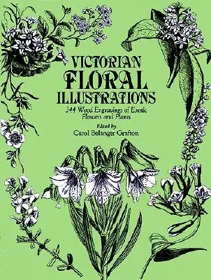 Illustrations florales victoriennes : 344 gravures sur bois de fleurs et de plantes exotiques - Victorian Floral Illustrations: 344 Wood Engravings of Exotic Flowers and Plants