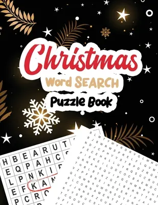 Livre de mots cachés de Noël : Casse-tête de Noël, livre d'activités pour exercer votre cerveau, mots cachés astucieusement pour les adultes, les adolescents, les jeunes et les adultes. - Christmas Word Search Puzzle Book: Christmas Word Search Puzzle, Exercise Your Brain Activity Book, Cleverly Hidden Word Searches for Adults, Teens, a