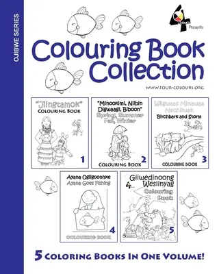 Collection de livres à colorier en ojibwé - Ojibwe Colouring Book Collection