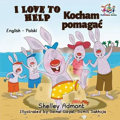 J'aime aider : Livres pour enfants bilingues anglais-polonais - I Love to Help: English Polish Bilingual Children's Books