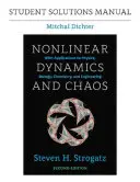 Manuel de solutions de l'étudiant pour la dynamique non linéaire et le chaos, 2e édition - Student Solutions Manual for Nonlinear Dynamics and Chaos, 2nd Edition