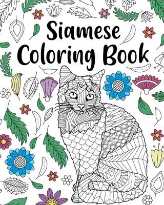 Livre à colorier des chats siamois - Siamese Cat Coloring Book