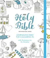 NIV Journalling Bible for Colouring In - Avec des marges non lignées et des illustrations à colorier - NIV Journalling Bible for Colouring In - With unlined margins and illustrations to colour in