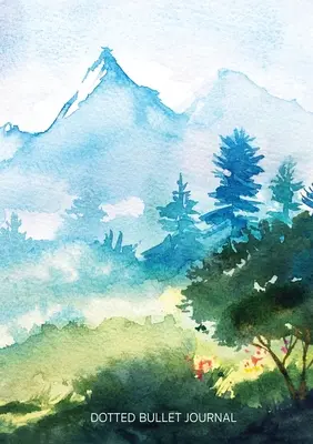 Colline aquarelle - Bullet Journal à points : A5 moyen - 5.83X8.27 - Watercolor Hillside - Dotted Bullet Journal: Medium A5 - 5.83X8.27