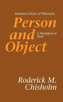 Personne et objet : Une étude métaphysique - Person and Object: A Metaphysical Study