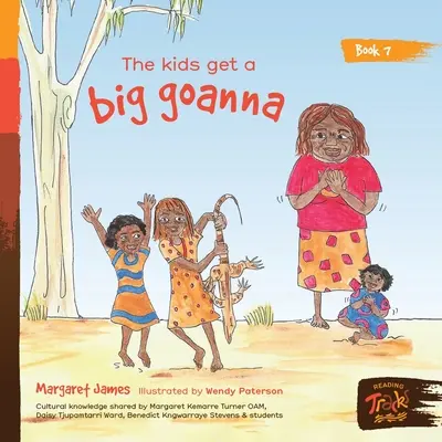 Les enfants reçoivent un gros goanna - The kids get a big goanna