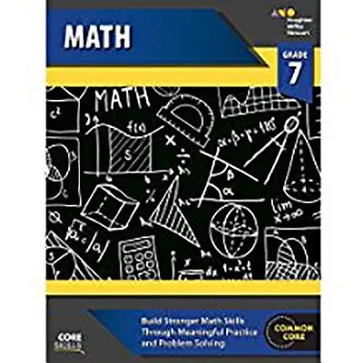 Manuel de compétences de base en mathématiques, 7e année - Core Skills Mathematics Workbook Grade 7