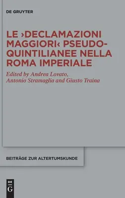 Les >déclamations les plus importantes - Le >Declamazioni maggiori