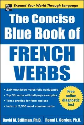 Le livre bleu concis des verbes français - The Concise Blue Book of French Verbs