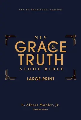 Niv, la Bible d'étude Grâce et Vérité, gros caractères, couverture rigide, lettres rouges, caractères confortables - Niv, the Grace and Truth Study Bible, Large Print, Hardcover, Red Letter, Comfort Print