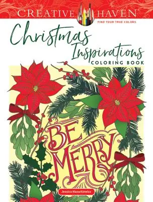 Livre à colorier Creative Haven Christmas Inspirations - Creative Haven Christmas Inspirations Coloring Book