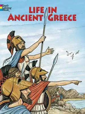 Livre à colorier sur la vie dans la Grèce antique - Life in Ancient Greece Coloring Book