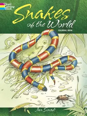 Livre à colorier sur les serpents du monde - Snakes of the World Coloring Book