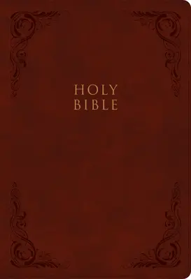 Bible de référence KJV Super Giant Print, avec index, en cuir bourgogne - KJV Super Giant Print Reference Bible, Burgundy Leathertouch, Indexed