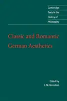 Esthétique allemande classique et romantique - Classic and Romantic German Aesthetics