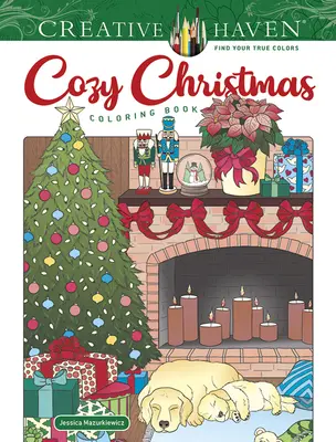 Livre à colorier Creative Haven Cozy Christmas - Creative Haven Cozy Christmas Coloring Book